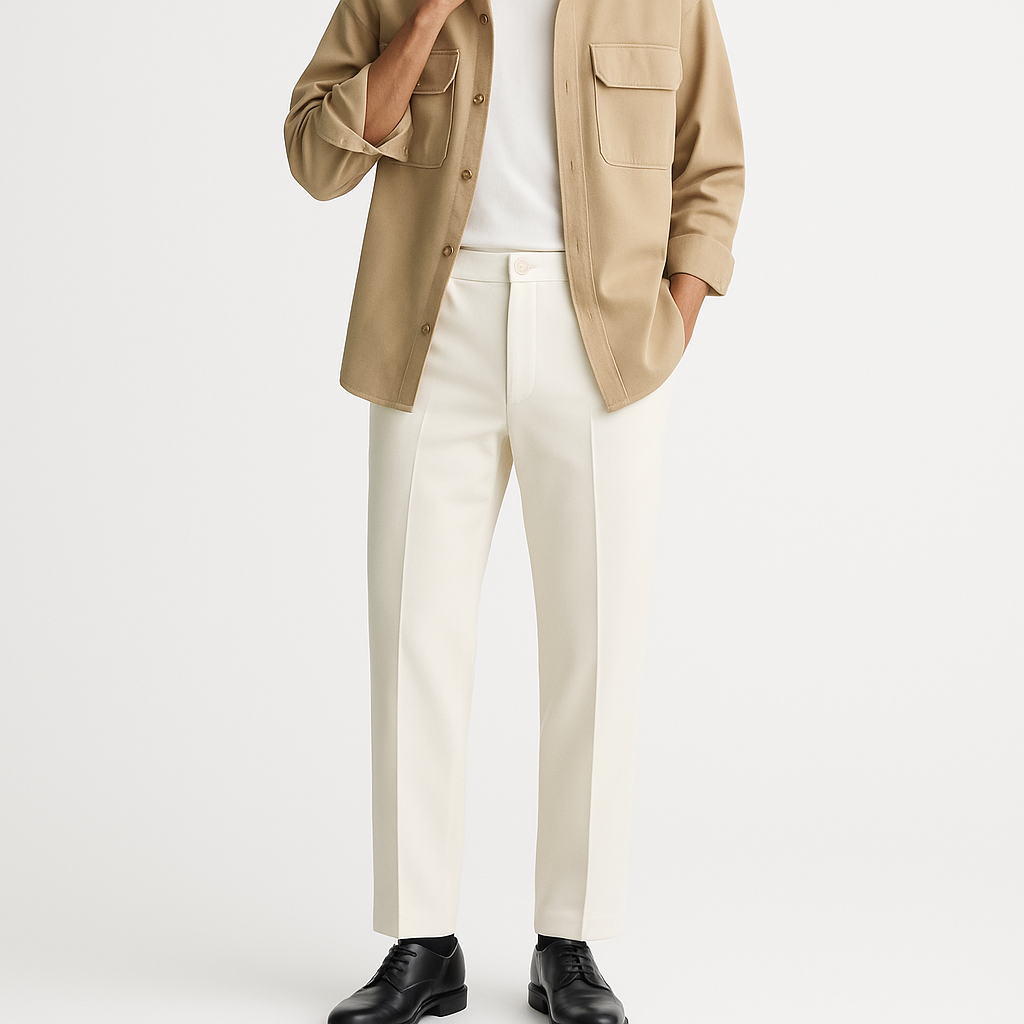 Mireve | Pantalons décontractés coupe droite pour hommes pour l'automne