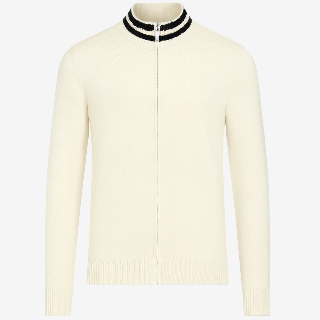 Mireve | Cardigan bicolore en pure laine Merone pour homme