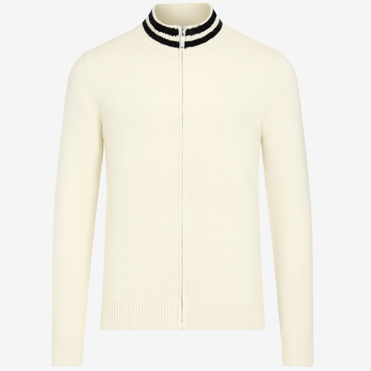 Mireve | Cardigan bicolore en pure laine Merone pour homme