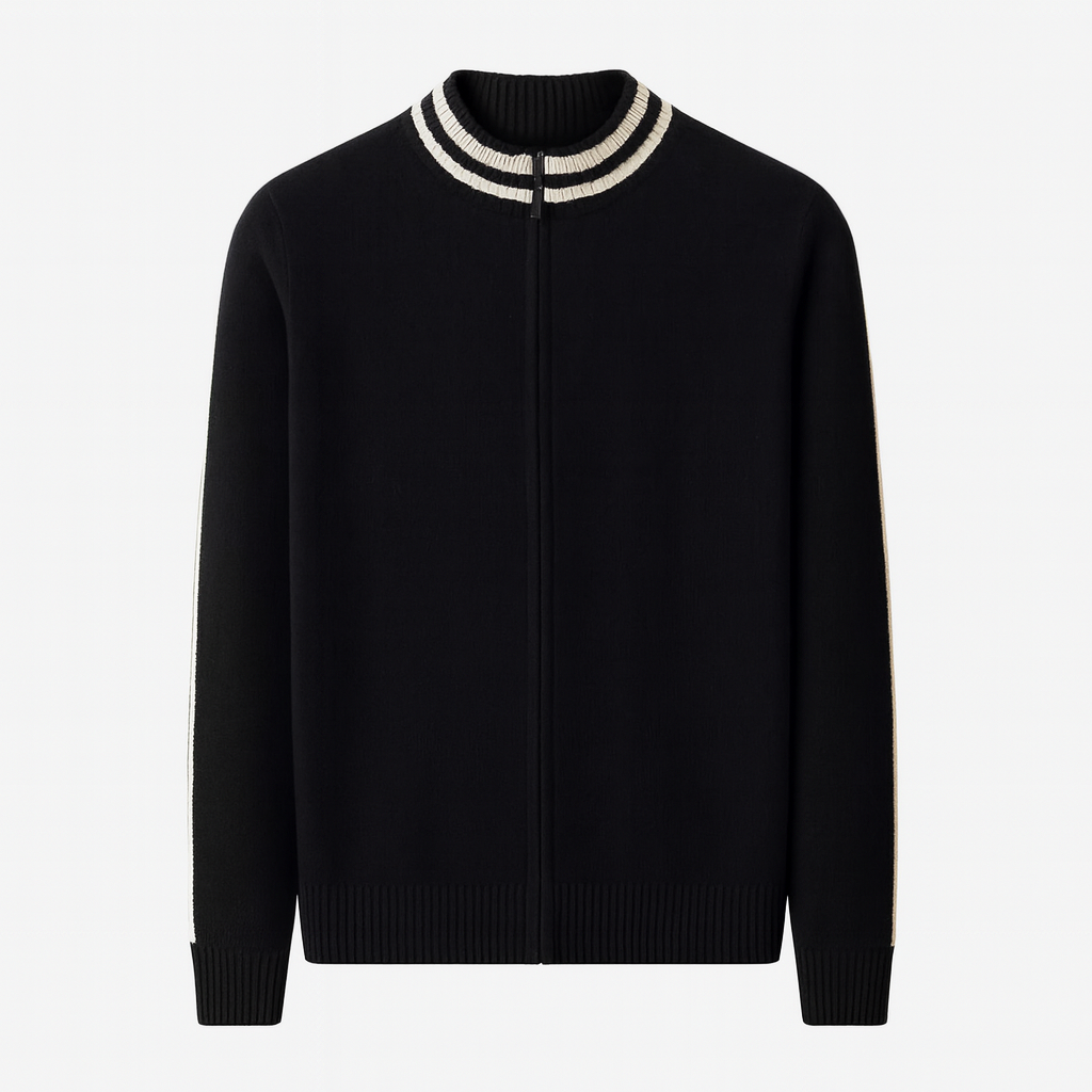 Mireve | Cardigan bicolore en pure laine Merone pour homme