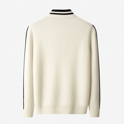 Mireve | Cardigan bicolore en pure laine Merone pour homme