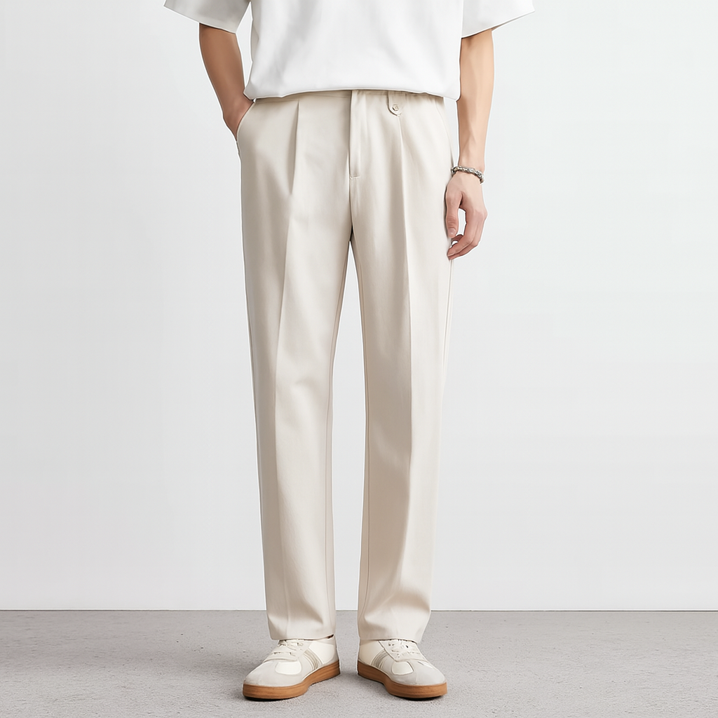 Mireve | Pantalons décontractés coupe droite pour hommes pour l'automne